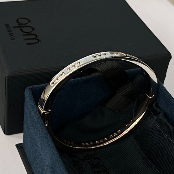 APM Monaco Crystal Bangle Bracelet - Picture 5 of 7